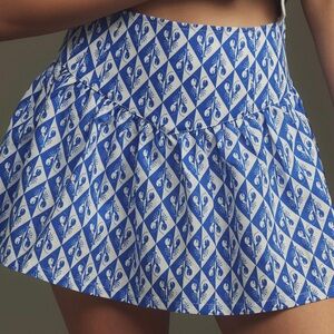 Corey Lynn Calter Lobster Print Skort Nautical Shorts Skirt Anthropologie